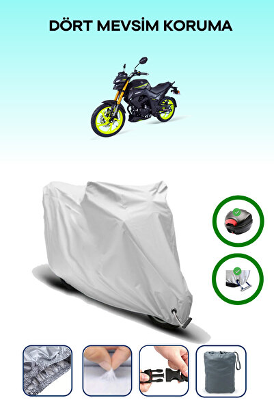 Breen حقيبة خلفية رمادية اللون ومتوافقة مع قماش المحرك المتوافق مع Arora MT 125