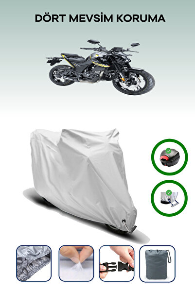 Breen حقيبة خلفية رمادية اللون ومتوافقة مع قماش المحرك المتوافق مع RKS RZ 125