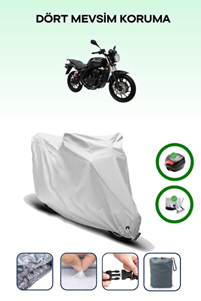 Breen Gray Rear Bag and Lock Compatible Mondial 250 Mr Destro Compatible Moto...