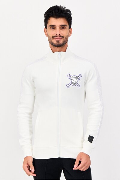 Puma x One Piece Men Sportswear Fit Long Sleeve Outdoor Jacket, White