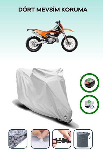 Breen Gray Rear Bag and Lock Compatible Ktm 300 Exc Compatible Engine Cover
