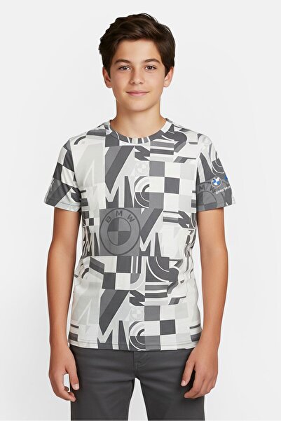 Puma Kids Boy Sportswear Fit Short Sleeve Outdoor T-Shirt, Multicolor