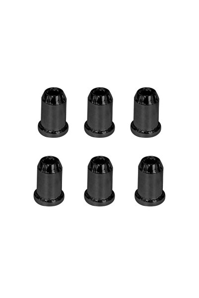 choice2 Black 6pcs 6Pcs/set Guitar String Caps Mounting Buckle Through Body F...