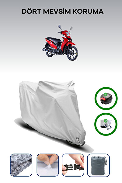 Breen حقيبة خلفية رمادية اللون ومتوافقة مع قماش المحرك المتوافق مع Kuba SJ50 Pro