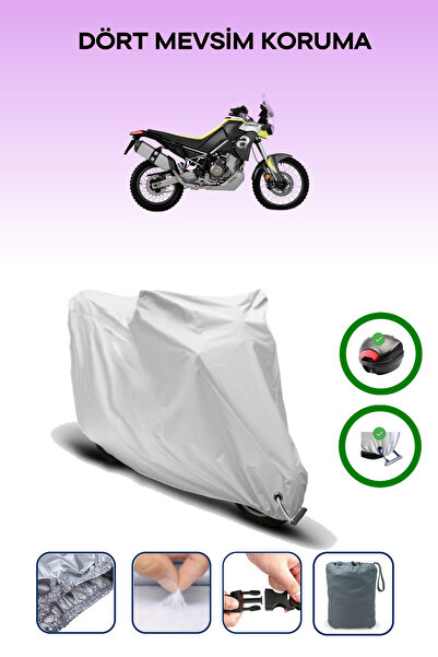 Breen حقيبة خلفية رمادية اللون ومتوافقة مع قماش المحرك المتوافق مع أبريليا تواريج