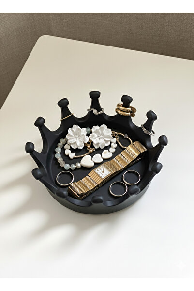 aysanova Crown Shaped Ring Jewelry Tray, Bracelet, Watch, Ring