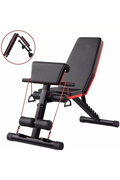 URZ GRUP Foldable Adjustable Sit-Up and Weight Bench