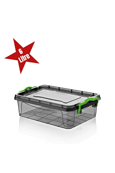 Epilons صندوق تخزين ضحل سعة 6 لتر
