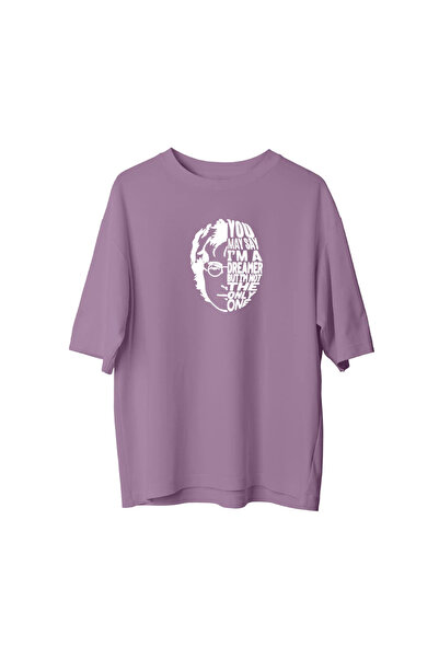 CANDLEMASTORE John Lennon Beatles - Oversized T-Shirt