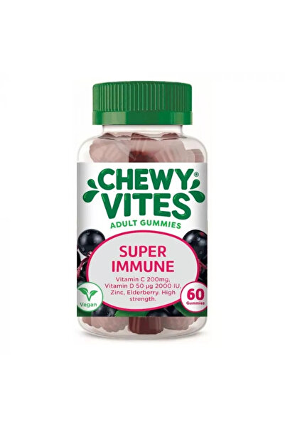 Chewy فيتس للبالغين - حلوى فائقة المناعة - 60 قرصًا