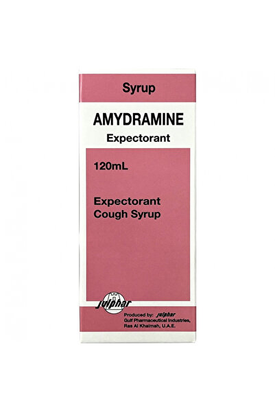 AMYDRAMINE شراب يُستخدم لتخفيف السعال، 120 مل