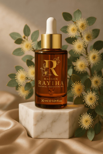 Maison Rayiha Eucalyptus Oil 30 Grams 100% Pure Natural Organic Cold Pressed Certified Eucalyptus Oil