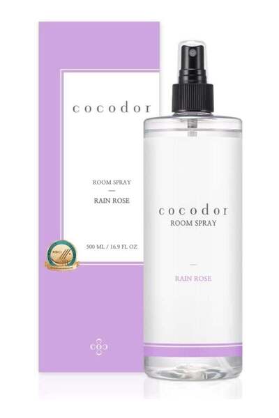 cocod'or معطر جو للغرف والمفروشات، يساعد على النوم العميق، ويخفف التوتر والقلق، 500 مل (برائحة الورد المطري).