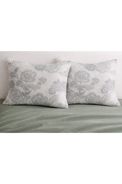 NATURAL LİFE CONCEPT طبيعي وغير مسبب للتعرق: غطاء وسادة من القطن بنسبة 100% م...