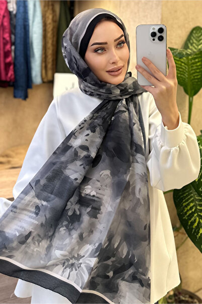 CUOCA LOUNGE Pastel Çiçek Desenli Soft Pamuk Şal