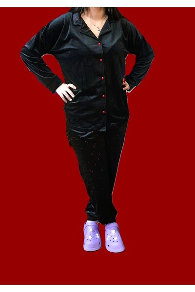 Pijamoni Plus Size Pajama Set (French Velvet)