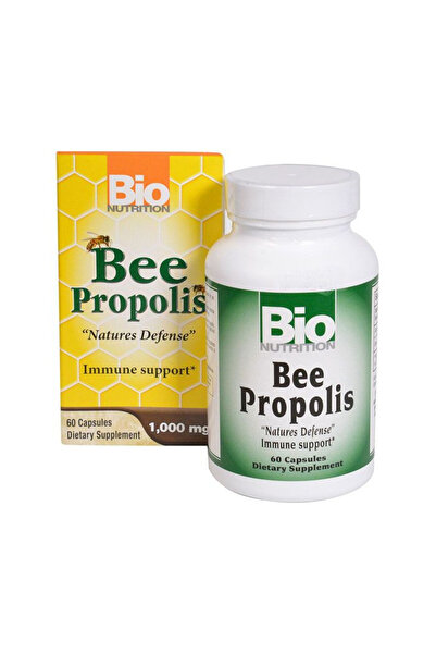 Bio Nutrition صمغ النحل 1000 ملغ، 60 كبسولة