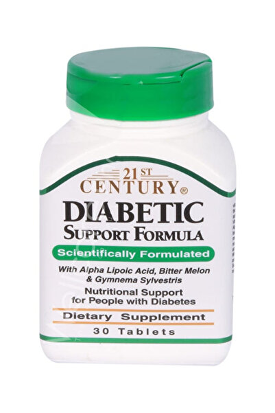 21st Century أقراص دعم مرضى السكري، 30 قرصًا