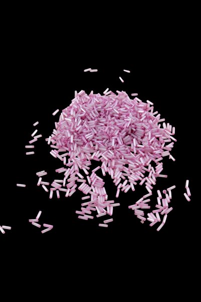 Serhat Aksesuar ve El İşçilik خرز مطلي من الداخل باللون الوردي الفاتح 100 جرام