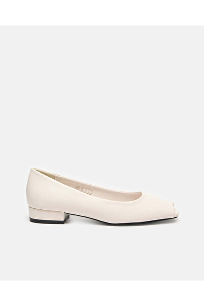 REDTAG Women White Peep Toe Mule