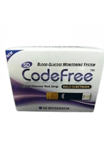 SD BIOSENSOR شرائط اختبار الجلوكوز بدون كود، 50 شريطًا