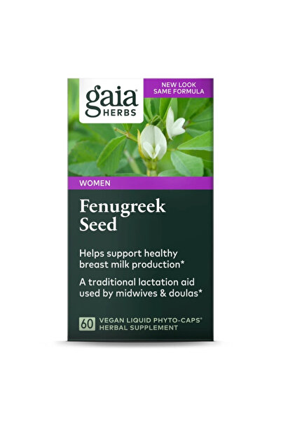 GAIA HERBS بذور الحلبة 60 كبسولة