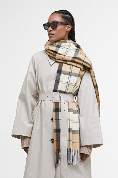 Barbour Hailes Tartan Atkı BR52 Hessian Navy Tartan