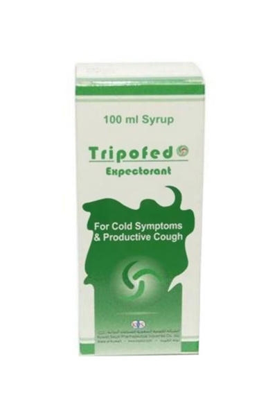 Tripofed شراب لعلاج أعراض البرد، 100 مل