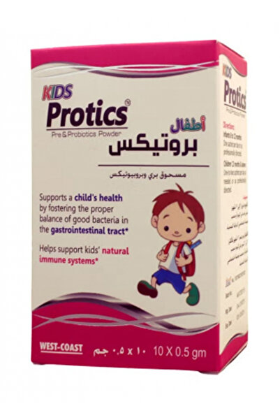 WEST COAST أكياس بروبيوتيك للأطفال، 10 أكياس
