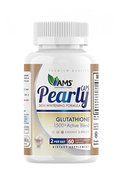 AMS كبسولات بيرلي وايت للبشرة، 60 كبسولة