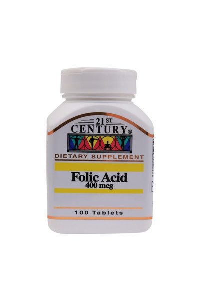 21st Century Folic Acid, 400 Mg Tab, 100S
