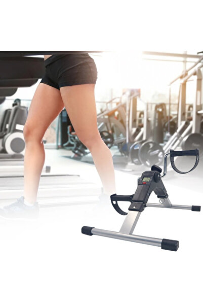 URZ GRUP Portable Exercise Machine with Digital Display and Pedals
