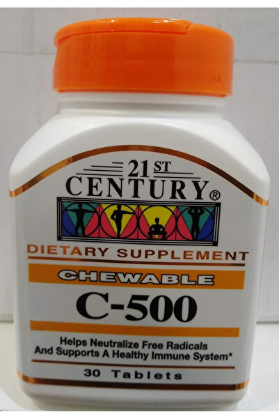 21st Century أقراص سي-500 القابلة للمضغ، 30 قرصًا