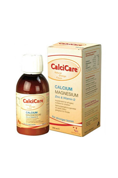Calcicare Natural Orange Flavor Syrup, 200 Ml