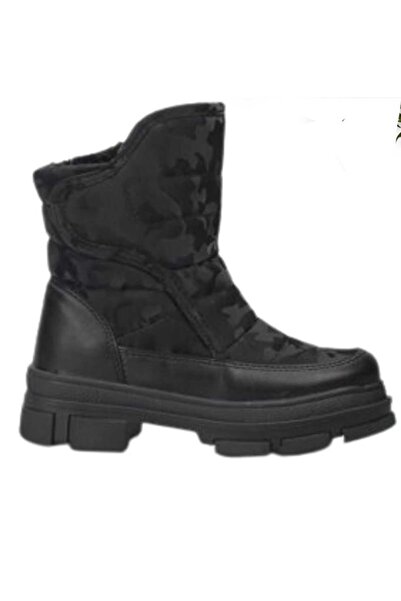 Twingo 820 Black Girl's Fur Lined Boots