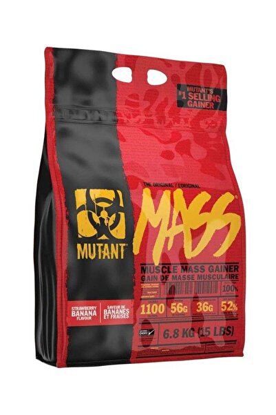 MUTANT Mass Muscle Gainer, Strawberry Banana 15lb