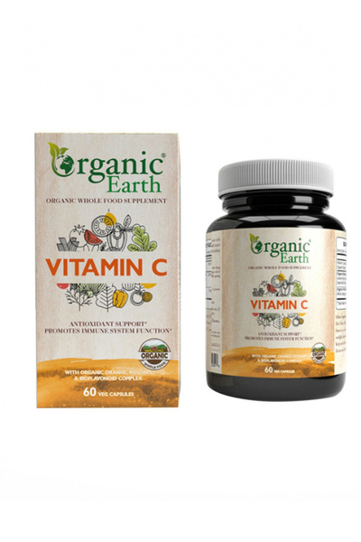 ORGANIC EARTH Vitamin C Capsules, 60S