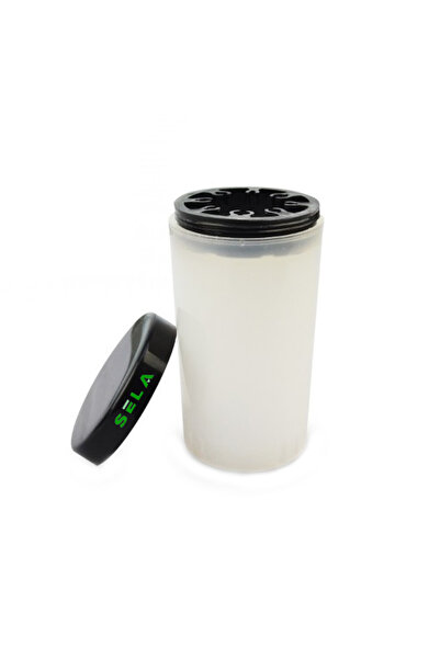 SELA Suport și recipient de curățare pentru periuța de unghii cu 8 sloturi, t...