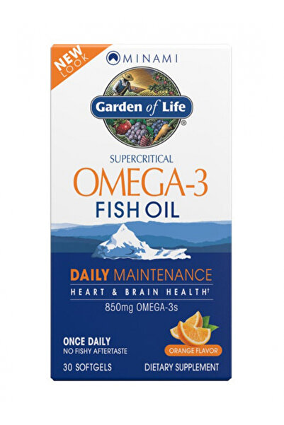 GARDEN OF LIFE زيت السمك أوميغا 3، 850 ملغ، 60 قرصًا