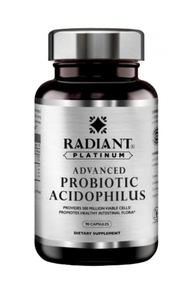 RADIANT PLATINUM كبسولات بروبيوتيك متطورة، 90 كبسولة