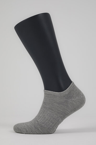 Airlife Sportswear Men's Booties Boy Socks Set of 3 Gray