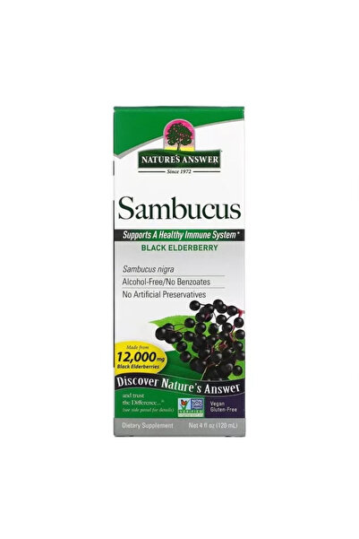 Nature's شراب سامبوكوس الأصلي لتقوية المناعة 120 مل