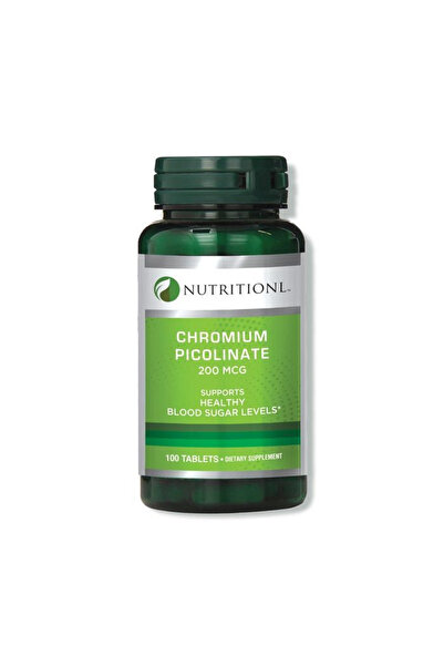NUTRITIONL أقراص بيكولينات الكروم 200 ميكروغرام، 100 قرص