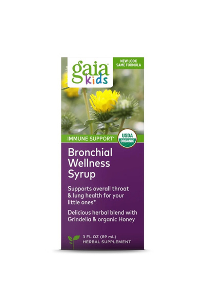GAIA HERBS صحة الشعب الهوائية للأطفال 3 أونصة