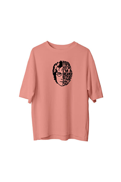 CANDLEMASTORE John Lennon Beatles - Oversized T-Shirt