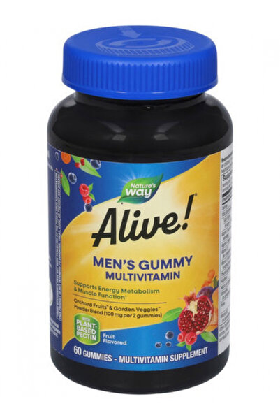 Nature's Way فيتامينات متعددة على شكل حلوى للرجال من ألايف، 60 قطعة حلوى