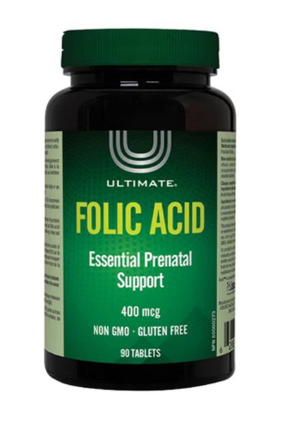 ULTIMATE Folic Acid, 400 Mcg, 90