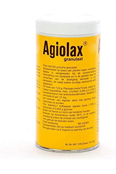 Agiolax حبيبات 250 غرام، ملين منبه، ملين من أصل نباتي