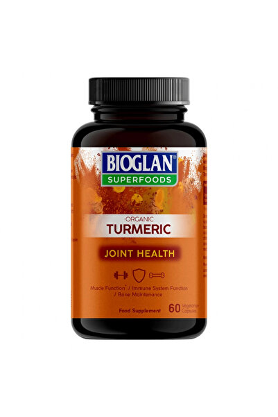 BIOGLAN كبسولات الكركم العضوي فائقة القيمة الغذائية، 60 كبسولة