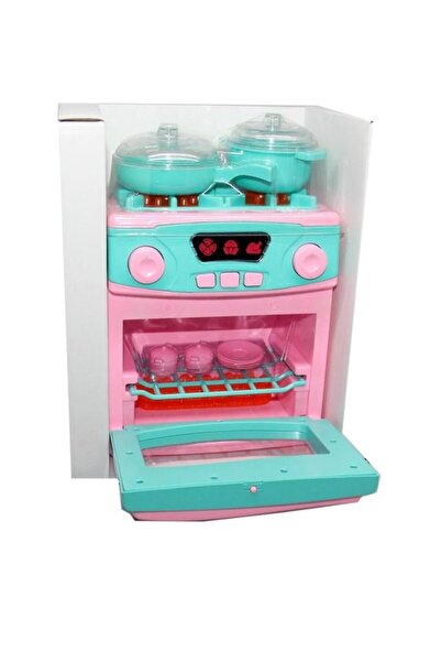 Kiddico Toys Büyük Pilli Ocaklı Fırın Setİ